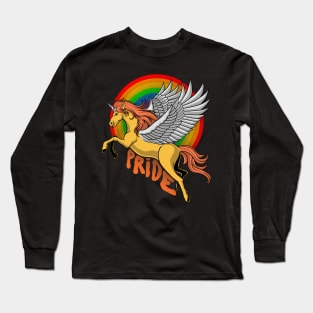 unicorn lgbt Long Sleeve T-Shirt